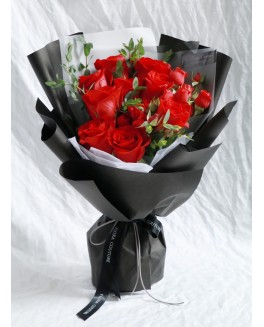 VDF01情人節玫瑰花束